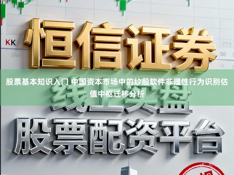 股票基本知识入门 中国资本市场中的炒股软件非理性行为识别估值中枢迁移分析