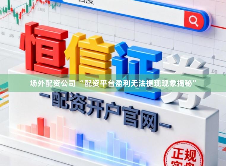 场外配资公司 “配资平台盈利无法提现现象揭秘”